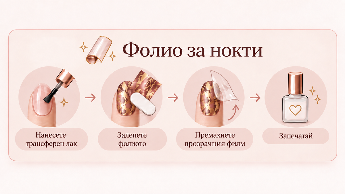 Как се използва фолио за нокти?