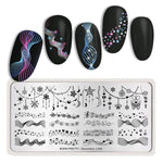 Метален шаблон Born Pretty Decoration L002