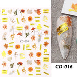 Стикер със златни орнаменти CD-016