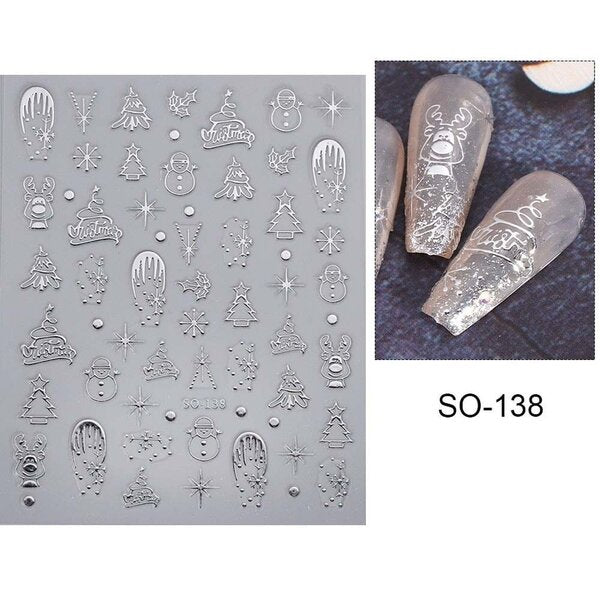Стикер SO-138 сребърен