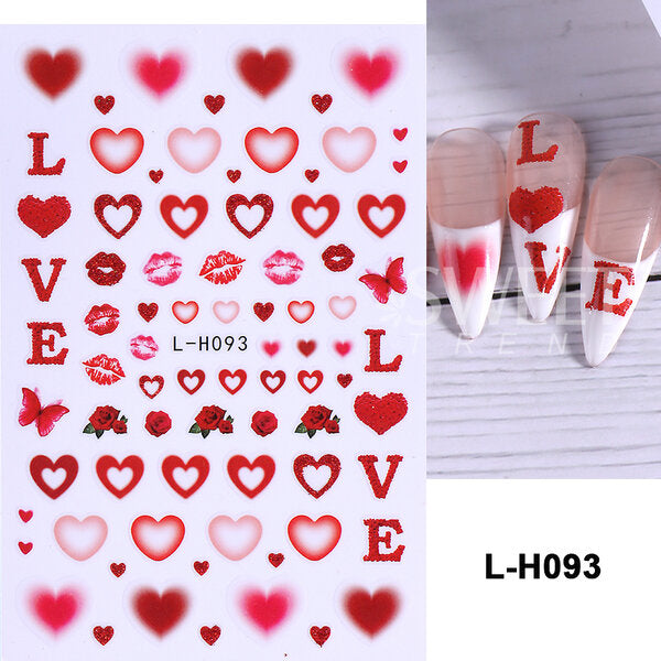 Стикер с брокат L-H093